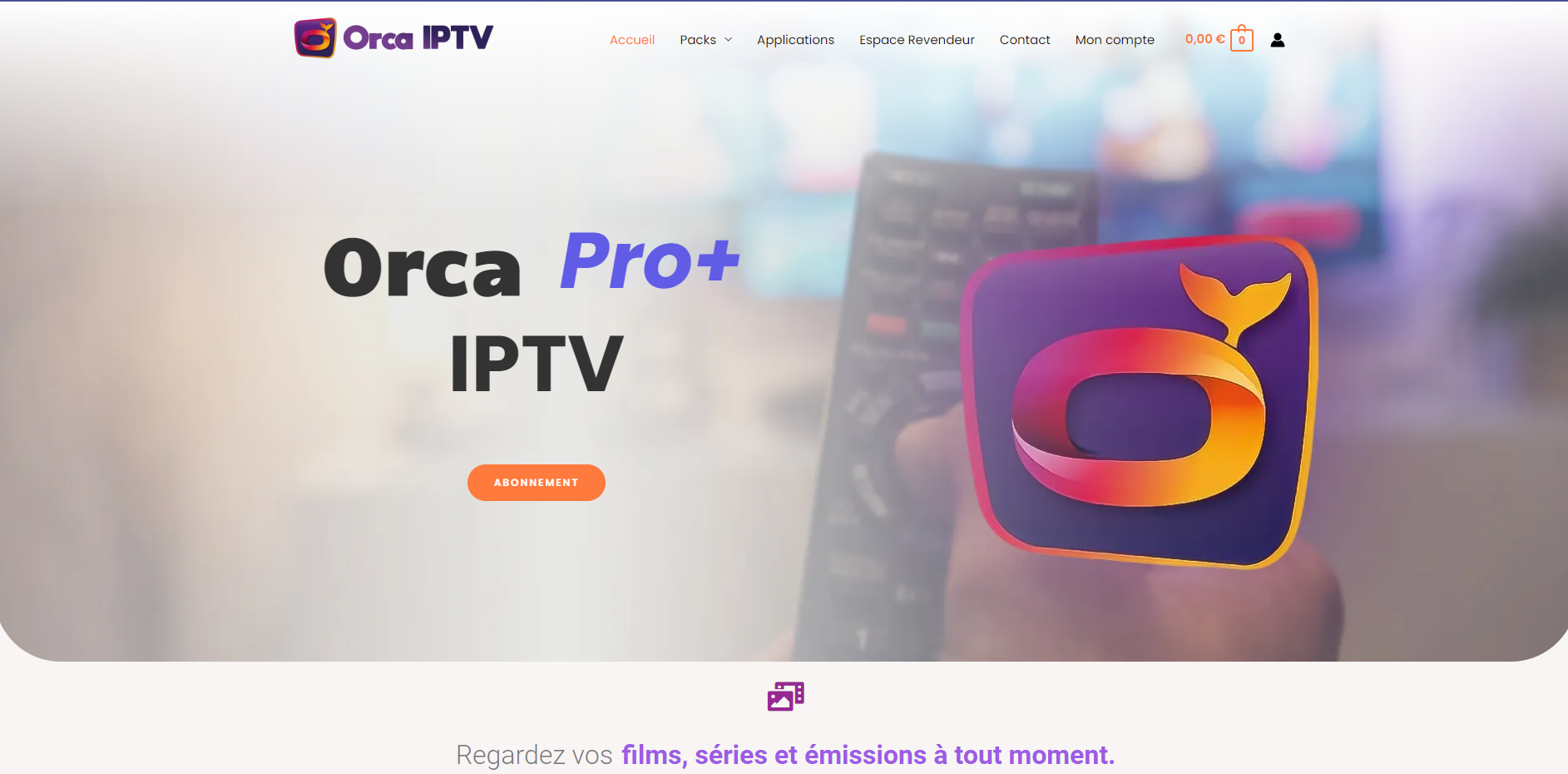 Site ecommerce IPTV